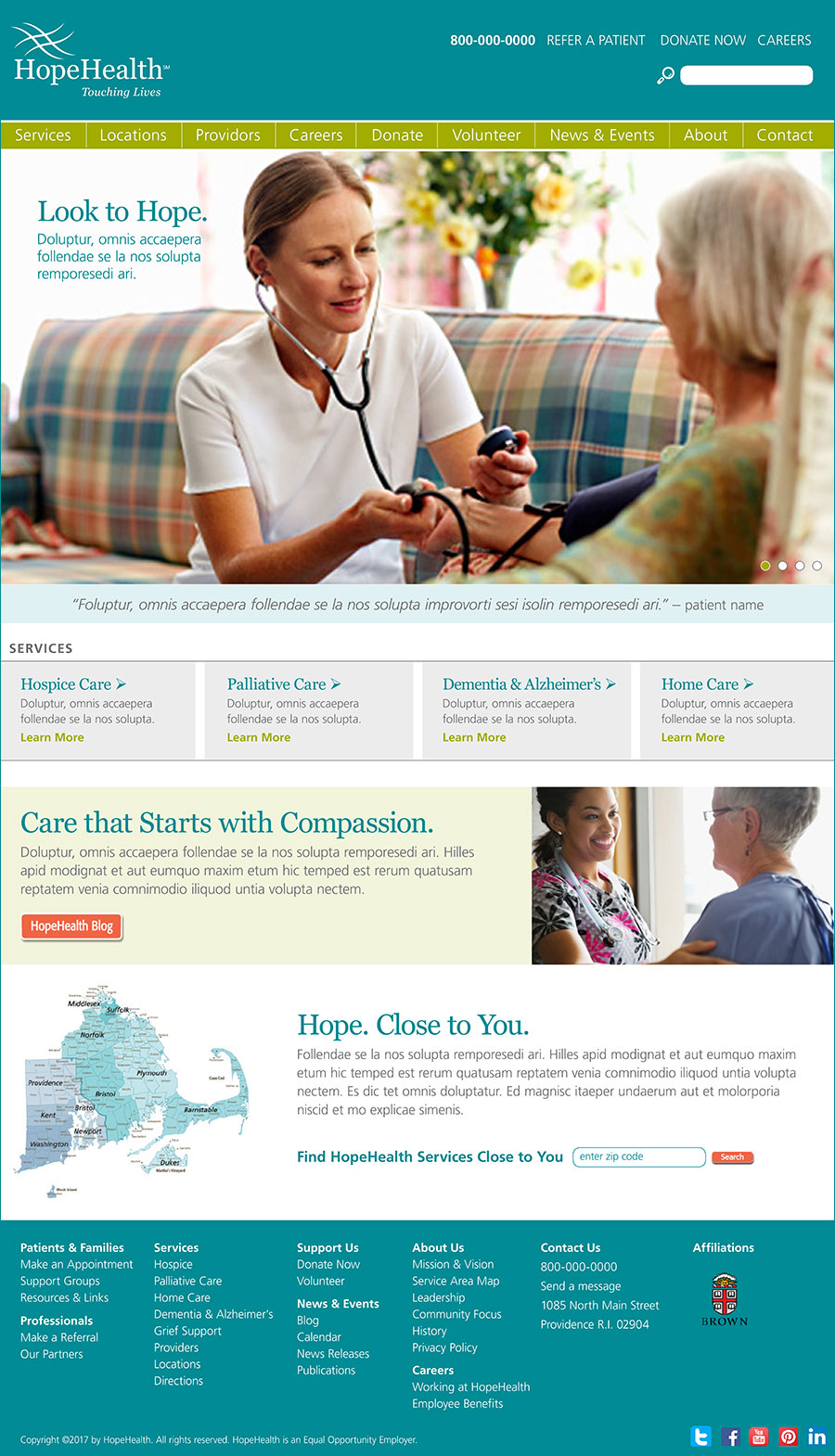 HopeHealth Website